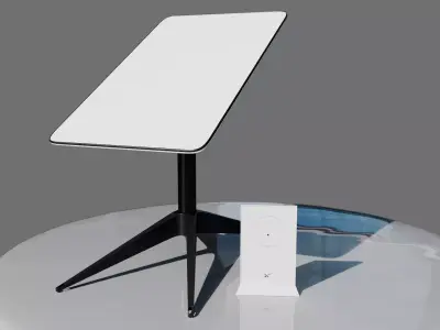 Starlink Dish and Router Low-poly 3D model