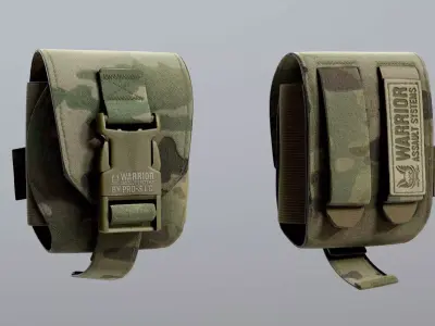 SOLDIER Frag Grenade Pouch Free 3D model