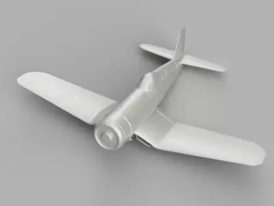 F4 Corsair for aeromodelling 3D model