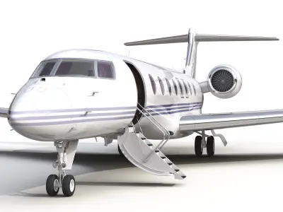 Gulfstream G650 Rigged 2 3D model