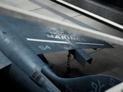 AV-8B Harrier ii plus 3D model