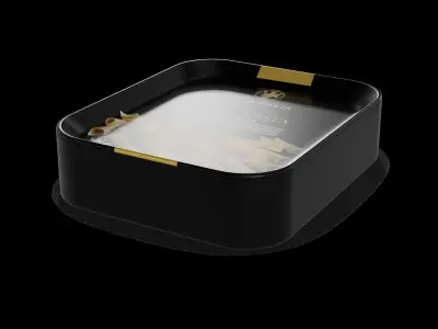 Fresh pasta dumplings and dough Fresh Pasta Low-poly 3D model