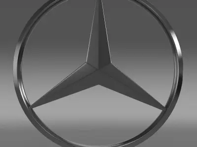 Mercedes Logo 3D model