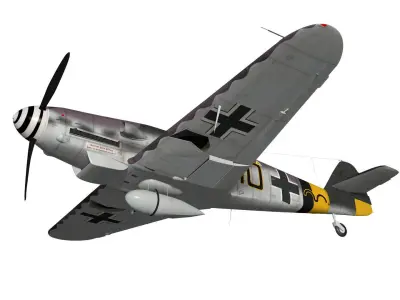 Messerschmitt Bf 109 G10 3D model