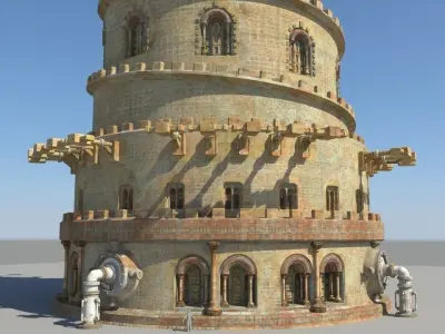 Tower of Babel 3D model