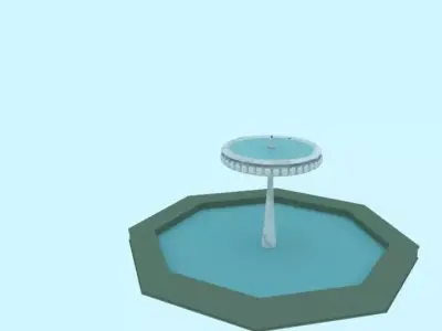 Fountain 3D model