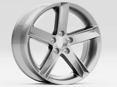 Audi A4 8K00714 Rim 3D model