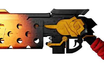 Samira Pistol Low-poly 3D model