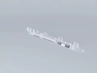 Airbus A321 interior Free 3D model