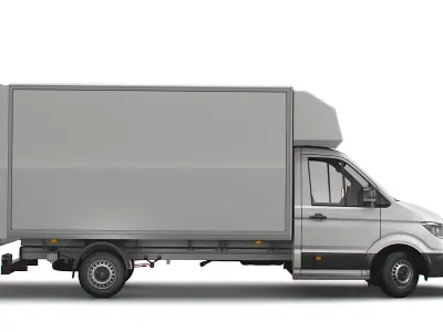 VW Crafter Luton Tail Lift 2021 3D model