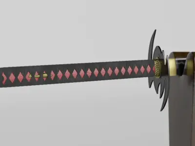 Yami the Shadow Katana 3D model