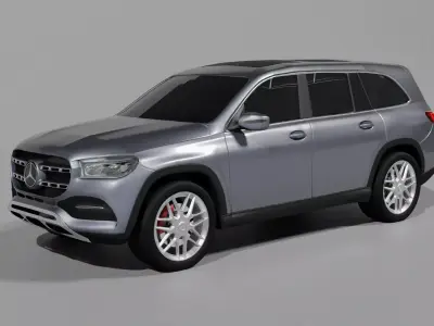 Mercedes Benz GLS 450 4Matic Free 3D model