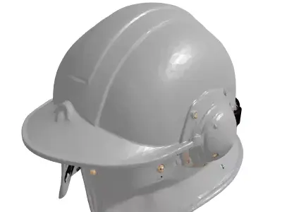 Dented Steel Helmet 3D Model 3D model purchase