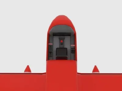 Space Plane CP Interior 3D model