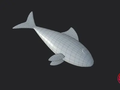 Fish 3D Model Low-poly 3D model