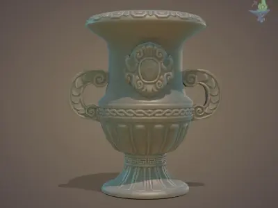 Spectra Grecian Urn Low-poly 3D model