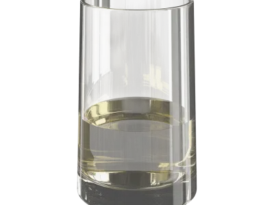  Tall Half-Full Vintage Drinking Glass Model 