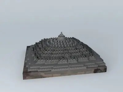 Borobudur Temple 3D model