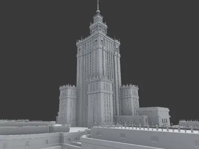 Monumental Skyscrapper 3D model