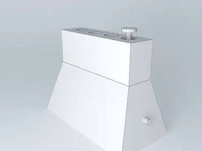 Lev wooden box with pipe in it Free 3D model