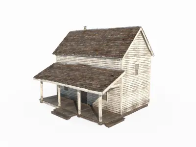 19th century architecture villa 3D model