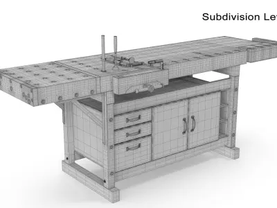 Workbench Large 3D model