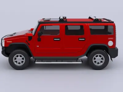 Hummer H2 3D model