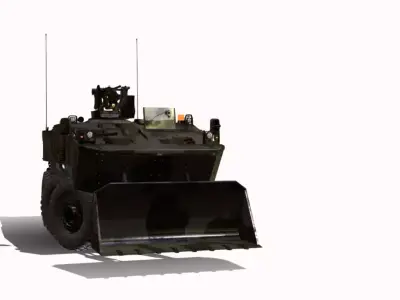 VBTP IVECO GUARANI BOPE Low-poly 3D model