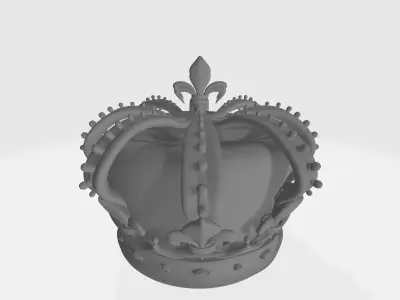 Crown king mesh 3D model