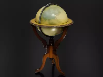 Antique Globe 3 3D print model