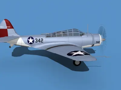 Douglas TBD-1 Devestator V14 3D model