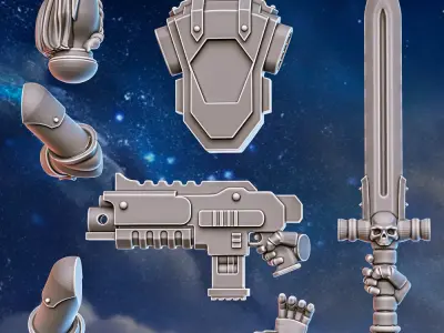 Stormpride Sisters Free Bits Set Free 3D print model