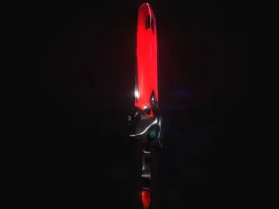 Darkjelly Sword Free low-poly 3D model