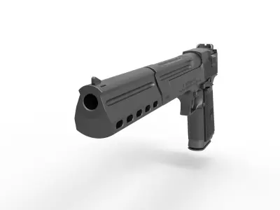 Pistol Desert Eagle from the movie Boondock Saints 2 2009 3D model