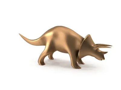 Dinosaurs Triceratops PBR Low-poly 3D model
