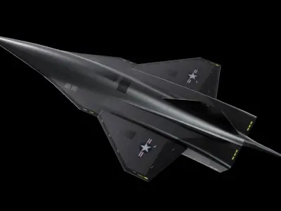 SR-72 Concept  American spy drone Low-poly 3D model