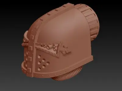 Giant War walker classic head print model 3D print model