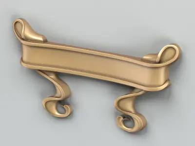 Decorative Ribbon 003 Free 3D model