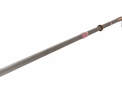 Yari spear Low-poly 3D model