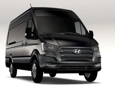 Hyundai H350 Van LWB 2017 3D model