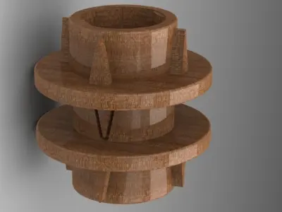 6539 Lego Technic Driving Ring Free 3D model