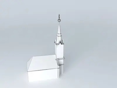 The Lutheran Churchi Ősagárd Free 3D model