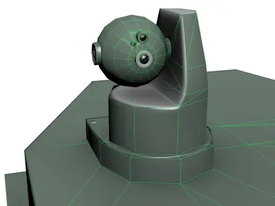 T-90 Tank Low-poly 3D model