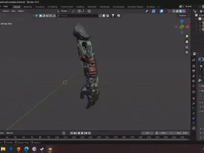 mechanical arm Free low-poly 3D model