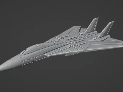 Grumman F-14 Tomcat 3D print model