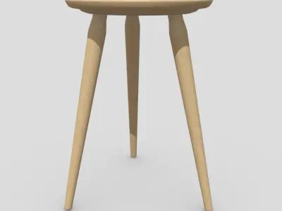 CC0 - Stool 6 Free low-poly 3D model
