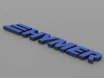 hymer logo 3D model