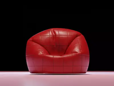 Bean Bag Free low-poly 3D model