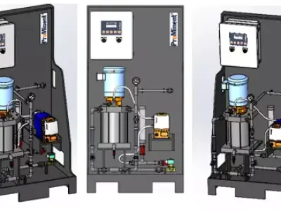 ProMinent ProMix Polymer Blending System 3D model