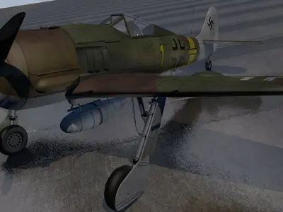 Focke-Wulf Fw-190 A-8 3D model